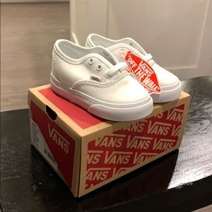 Toddler Vans in White NWT